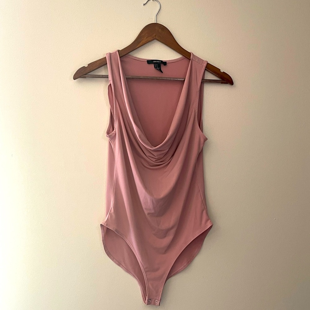 DUSTY PINK BODYSUIT